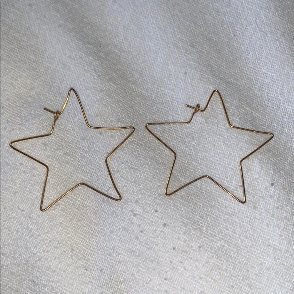 Gold Star Earrings
